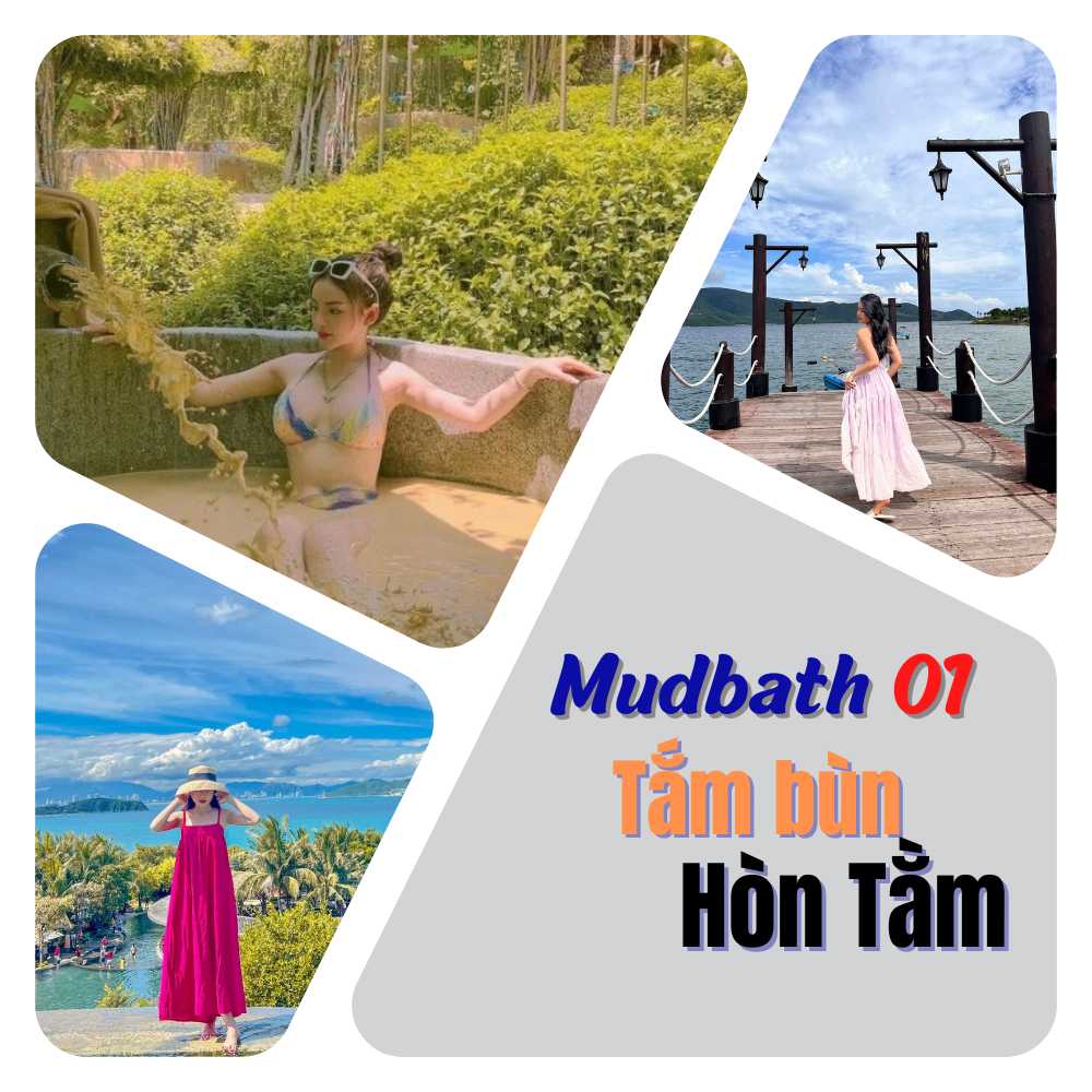 Tắm bùn Hòn Tằm Nha Trang